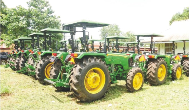 Food security: ODSG distributes tractors, loans to farmers
