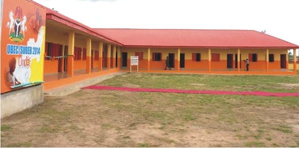 One of the newly built primary school buildings by Ondo State Government