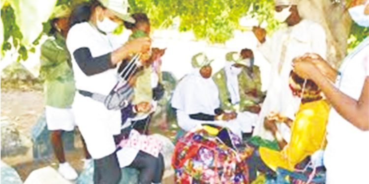 Corps Members during a skills acquisition programme