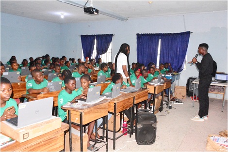 BEMORE girls at the ongoing 2023 Summer Boot Camp in Akure			         Photo: Ayodele Suberu