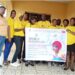 Some staff of UNIMED Teaching Hospital, Akure complex  with the Physician in Charge of the hospital, Dr. Adesina Akintan, during the awareness creation on the 2023 World Breastfeeding Week …yesterday         Photo: Kemi Olatunde