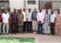 From 6th right: SWAN Secretary, Joseph Adesuyan, Chairman, Segun Giwa, General Manager, Sports Council, Mr Henry Babatunde and others